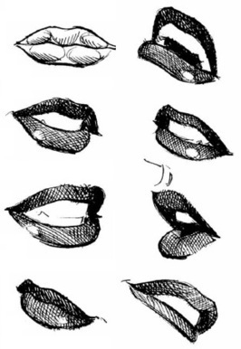 Female Mouth Drawing Reference | Drawing References and Resources | Scoop.it