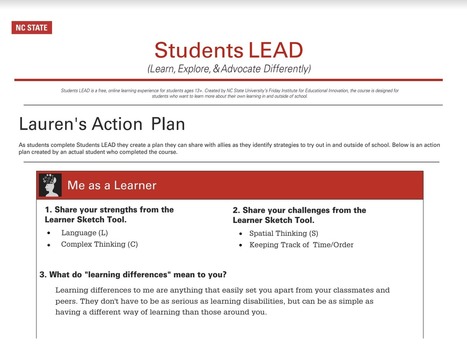 Students LEAD to Learn (Thanks to New Friday Institute Initiative) | Future of Learning | Scoop.it