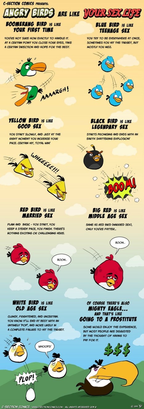 Angry Birds es como tu vida sexual #Infograf&iacute;a | GeeksRoom | Art, a way to feel! | Scoop.it