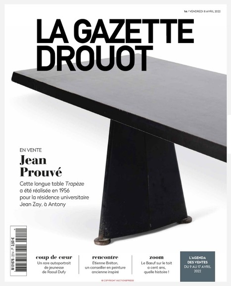 Jean Prouvé, 2 tables trapèze aux enchères | Jean Prouvé at Galerie 47 | Scoop.it