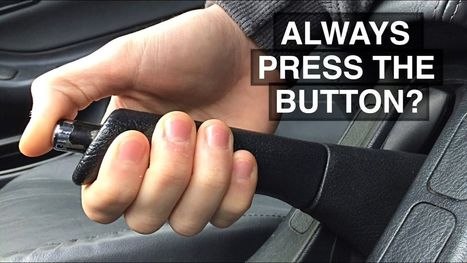 El mito del botón en el freno de mano de los automóviles: qué ocurre realmente si tiramos sin pulsar el botón  | tecno4 | Scoop.it