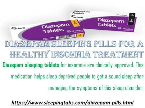 Diazepam to help sleep