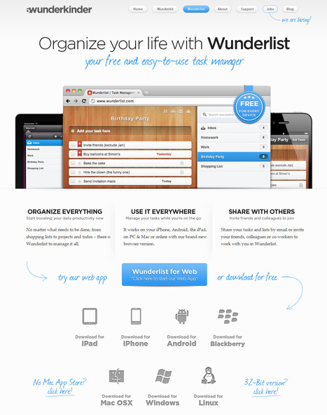 Task Management At Its Best With Wunderlist | Time to Learn | Scoop.it