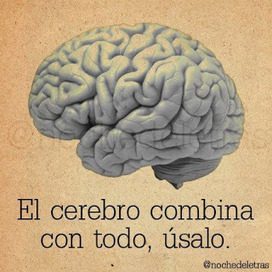 El cerebro combina con todo: ¡Piensa! /// Píldoras para orientar (XXXVI) | Scoop-it-Ajos para educar y orientar | Scoop.it