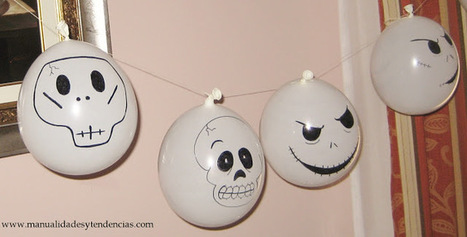Guirnalda para Halloween / Halloween garland | Aprender Manualidades infantiles | Scoop.it