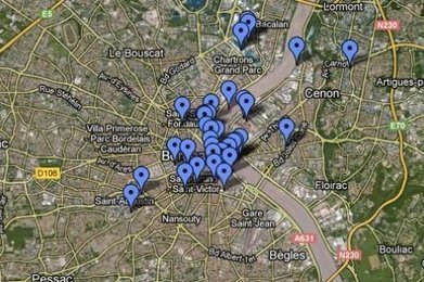 La carte de Bordeaux et la Gironde à travers les clips musicaux | Essentiels et SuperFlus | Scoop.it