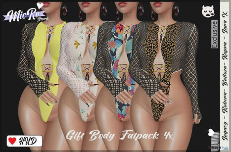 Bodysuit Fatpack June 2024 Group Gift by MicRo | Teleport Hub - Second Life Freebies | Second Life Freebies | Scoop.it
