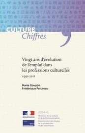 Revue Culture chiffres 2014/6, Vingt ans d'évolution de l'emploi dans les professions culturelles : 1991-2011 | Veille Éducative - L'actualité de l'éducation en continu | Scoop.it