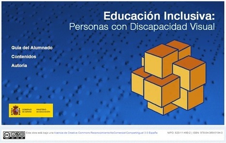 P&aacute;gina Web del ITE sobre la Inclusi&oacute;n educativa del alumnado con d&eacute;ficit visual | Recursos para la orientaci&oacute;n educativa | Scoop.it