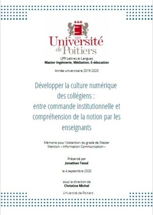 D&eacute;velopper la culture num&eacute;rique des coll&eacute;giens | Veille &eacute;ducative et p&eacute;dagogique - Mongazon | Scoop.it