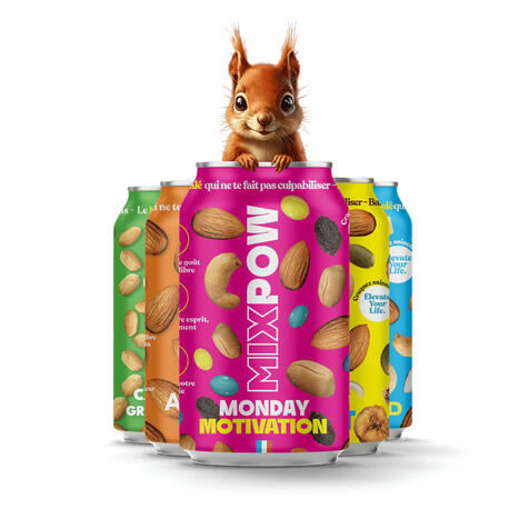 Mixpow propose le snacking en canette 100% recyclable | AGROALIMENTAIRE | Scoop.it