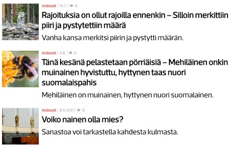 Kaisa Häkkisen artikkelit Tiede-lehdessä | 1Uutiset - Lukemisen tähden | Scoop.it