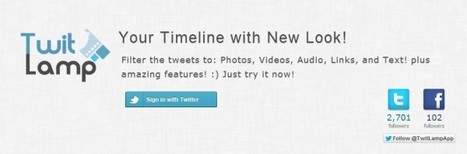 TwitLamp, filtrando el contenido de tu feed en Twitter | Utilización de Twitter la Educación | Scoop.it