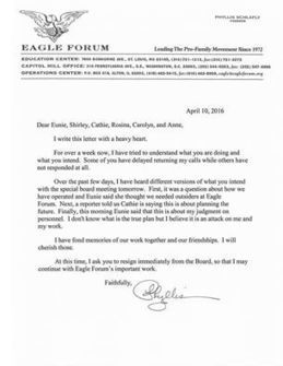 'Phyllis Schlafly : We need your assistance in stopping the hostile takeover of Eagle Forum' | News You Can Use - NO PINKSLIME | Scoop.it