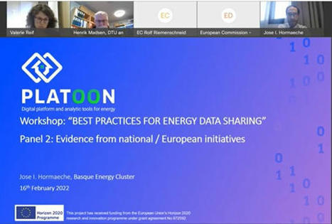 El Cluster de Energía presenta la experiencia de PLATOON y DAEKIN en un taller de la Comisión Europea sobre buenas prácticas en la compartición de datos en el sector energético | Actividades Clúster | Scoop.it