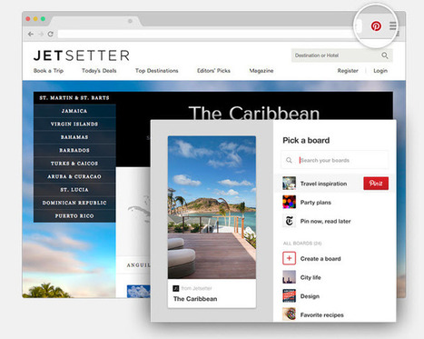 Pinterest simplifica el proceso de guardar contenido desde el navegador | Las TIC en el aula de ELE | Scoop.it