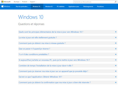 FAQ et conseils sur Windows 10 - Microsoft | ICT | FAQ's | eSkills | Free Tutorials in EN, FR, DE | Scoop.it