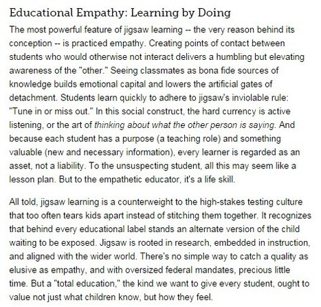 Teaching Empathy: Turning a Lesson Plan into a Life Skill | 21st Century Learning and Teaching | Scoop.it