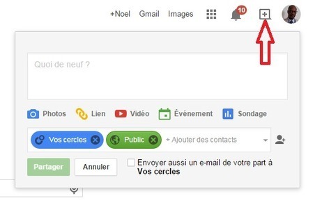 Google+ facilite le partage de contenu depuis plusieurs produits Google - #Arobasenet | Going social | Scoop.it