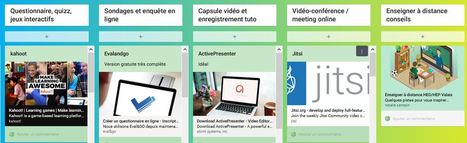 Revue d'outils numériques pour l'enseignement à distance | Cegep  de La Pocatière sans Frontières | Scoop.it