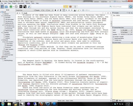 Scrivener and Writing Technical Manuscripts | Paleopix | Scrivener, lecture et &eacute;criture num&eacute;rique | Scoop.it