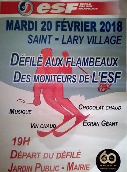 Le défilé aux flambeaux des moniteurs de Saint-Lary Soulan prévu le 20 février est reporté au 27 février | Vallées d'Aure & Louron - Pyrénées | Scoop.it