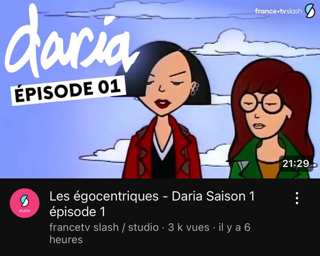 « Daria », la série d’animation satirique devenue culte dans les années 90, débarque sur france.tv slash | Mon Scoop.it du week-end | Scoop.it