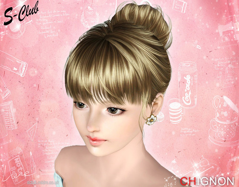S-Club Privée | Hair Mesh N3 — Chignon | Les Sims | Scoop.it