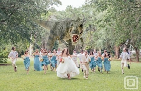Un T-Rex s&egrave;me la panique lors d&rsquo;un mariage | Trollface , meme et humour 2.0 | Scoop.it