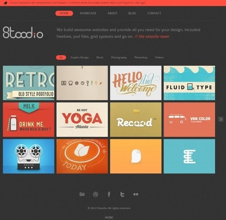 Stoodio Theme - Creative Portfolio WordPress Theme | Latest Social Media News | Scoop.it