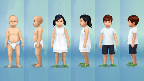 Du concept à la réalisation : la création des bambins dans Les Sims™ 4 | Les Sims | Scoop.it