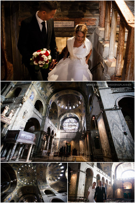 Romantic wedding in Basilica San Marco, Venice | Good Things From Italy - Le Cose Buone d'Italia | Scoop.it