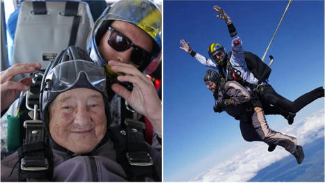 Le record de la femme la plus âgée à faire du saut en parachute en tandem a été battu par une Suédoise de 103 ans | No limite | Scoop.it