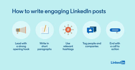 LinkedIn partage ses conseils pour créer des posts engageants | Community Management | Scoop.it