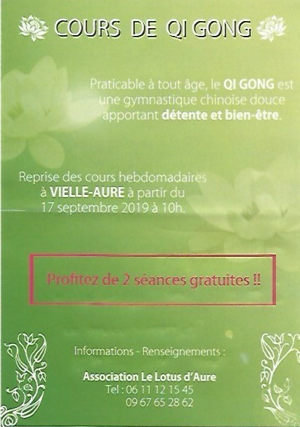 Reprise des cours de Qi Gong le 17 septembre | Vallées d'Aure & Louron - Pyrénées | Scoop.it