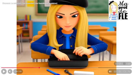 Chanson: Le matériel c’est essentiel (les fournitures scolaires) – | POURQUOI PAS... EN FRANÇAIS ? | Scoop.it