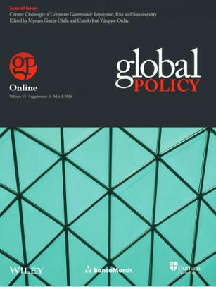 Special Issue - Current Challenges of Corporate Governance: Reputation, Risk and Sustainability | Global Policy Journal | Global Policy, Corruption, Economic Crimes, Fronting, Whistleblowers | Scoop.it