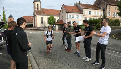 Un prof d'EPS du Haut-Rhin traverse les Vosges en courant pour inciter ses élèves à faire du sport - ici | Alsace Actu | Scoop.it