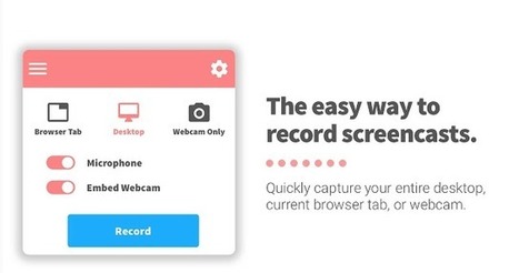 4 Good Screen Recording Tools for Teachers | TIC & Educaci&oacute;n | Scoop.it