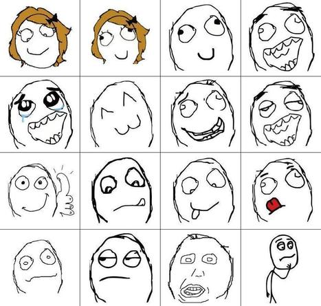 Meme Cartoon Faces Brushes Set Free Photoshop