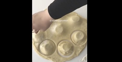 Cut pizza dough with a glass: the sandwich hides a yummy surprise inside #EatingCulture #EasyCooking #cuisine | Hobby, LifeStyle and much more... (multilingual: EN, FR, DE) | Scoop.it