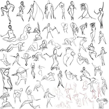 60 30 second gesture drawings | Drawing References and Resources | Scoop.it