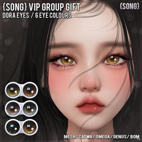 Dora Eyes November 2021 Group Gift by {S0NG} | Teleport Hub - Second Life Freebies | Second Life Freebies | Scoop.it