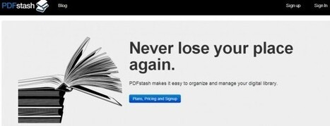 PDFstash, administrando tu librería digital de archivos | TIC & Educación | Scoop.it