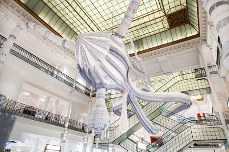 Le pr&eacute;cieux g&eacute;nie de Joana Vasconcelos au Bon March&eacute; | Landart, art environnemental | Scoop.it
