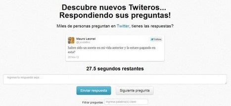 Mirespuesta, respondiendo preguntas realizadas en este momento en Twitter | Utilización de Twitter la Educación | Scoop.it