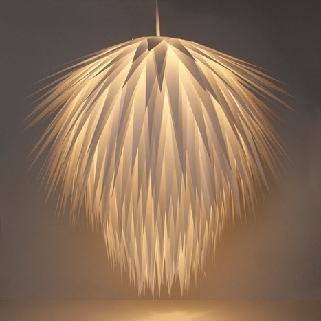 Paper Starburst Pendant Light - iD Lights | 1001 Light ideas ! | Scoop.it