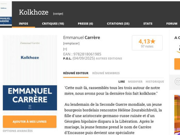 Babelio met de l'ordre dans les notes attribuées aux livres | La revue de presse «Livre et numérique» | Scoop.it