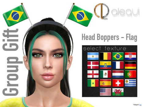 Head Boppers Flags November 2022 Group Gift by AleQui | Teleport Hub - Second Life Freebies | Second Life Freebies | Scoop.it