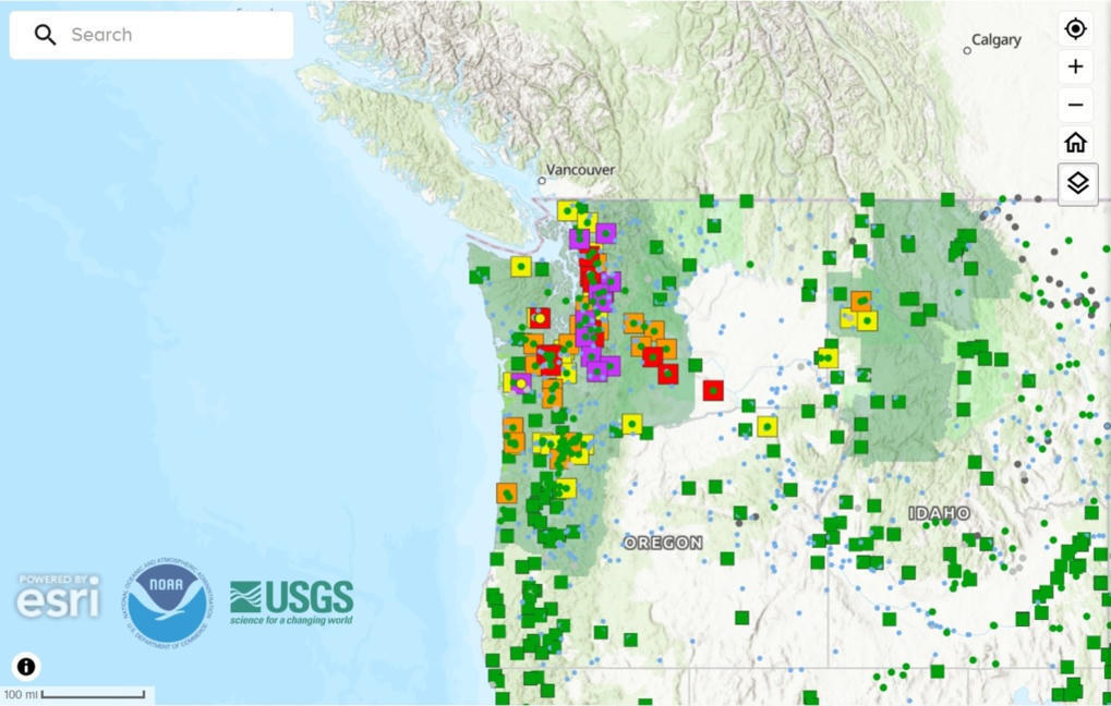 Map Shows Evacuations Possible as One State Get...